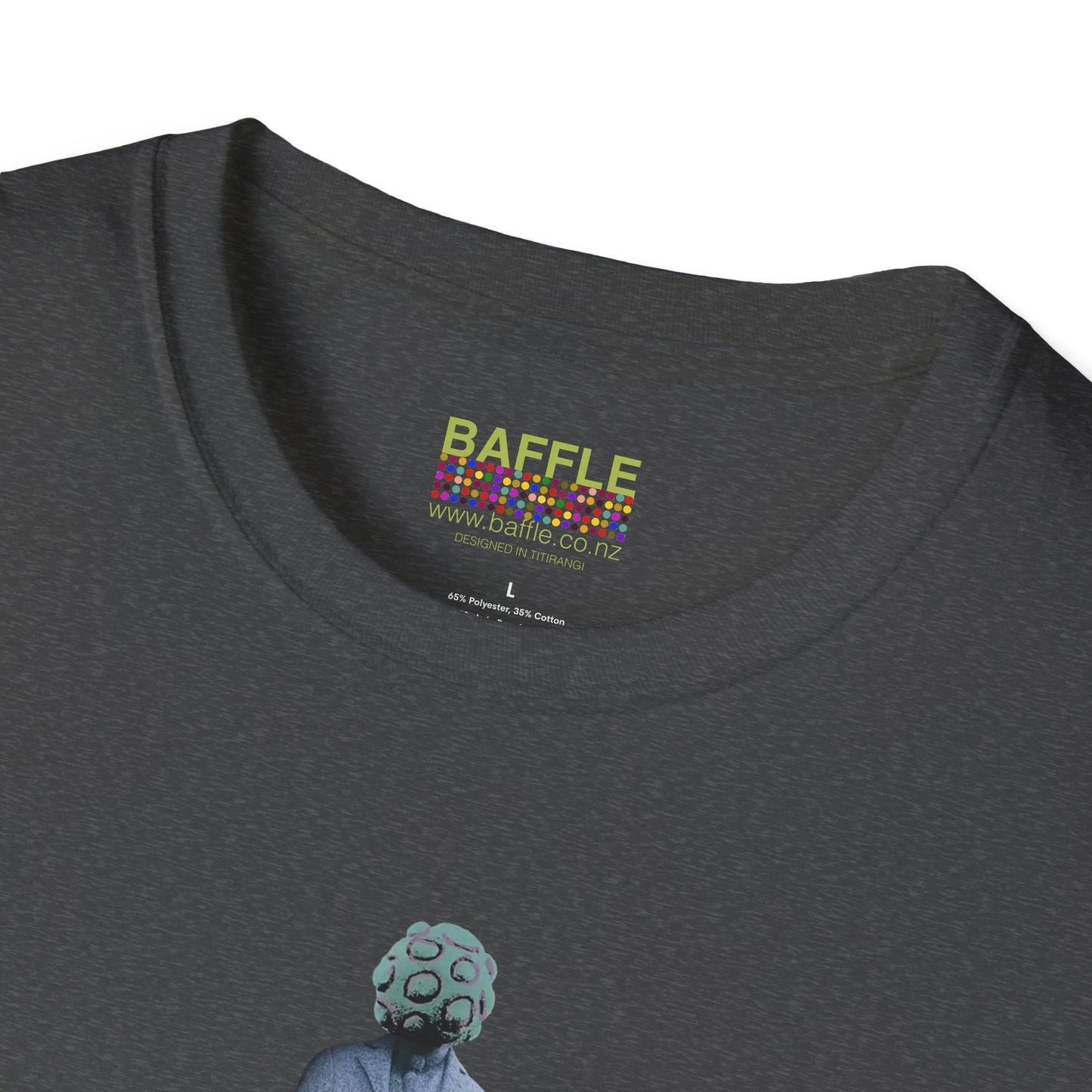 NEW - ON YOUR HEAD BE ART April 1st 2026, Titirangi, Auckland, New Zealand. Time and place Gildan 64000 Graphic Tee