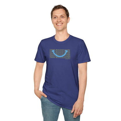 NEW - TAMAKI MAKAURAU / AUCKLAND SMILE LIGHT BLUE - Gildan 64000 Graphic Tee
