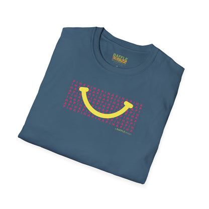 NEW - PIHA SMILE YELLOW - Gildan 64000 Graphic Tee