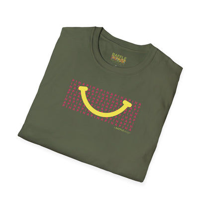 NEW - PIHA SMILE YELLOW - Gildan 64000 Graphic Tee