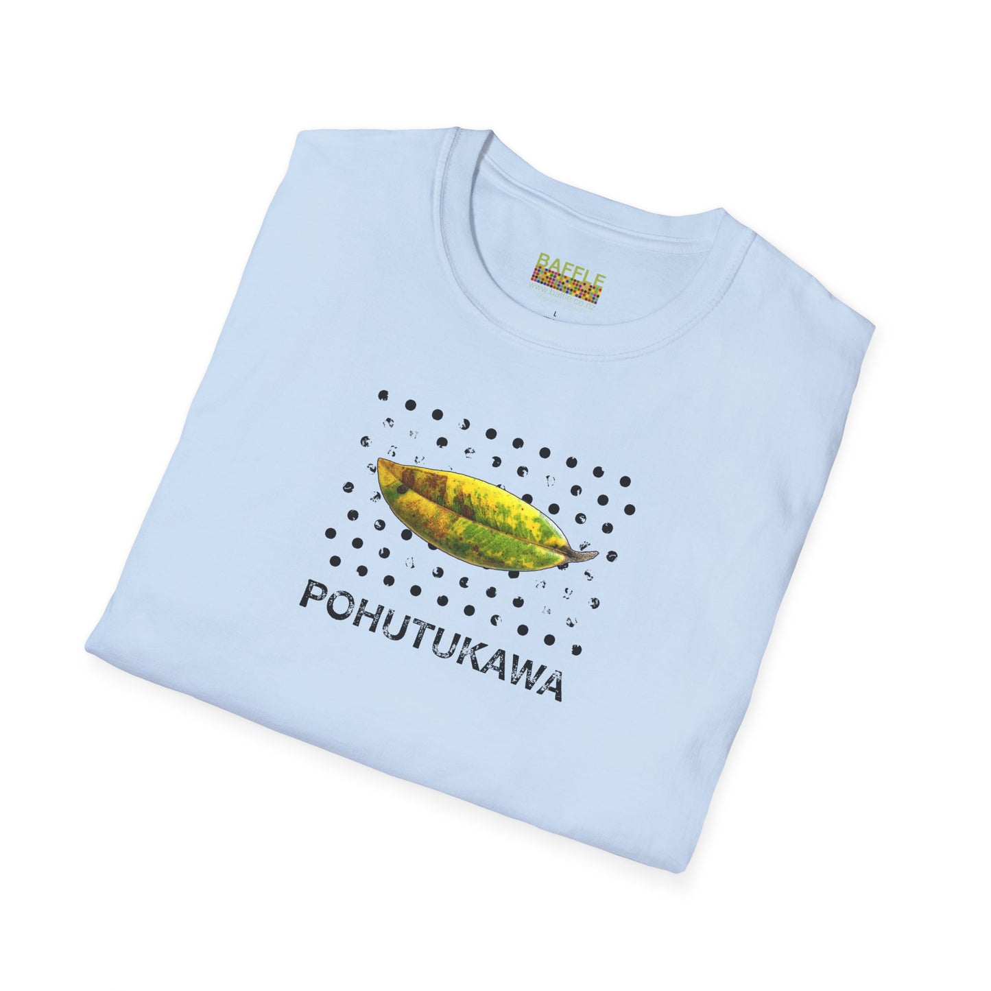 NEW - POHUTUKAWA LEAF - Gildan 64000 Graphic Tee