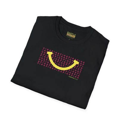 NEW - PIHA SMILE YELLOW - Gildan 64000 Graphic Tee