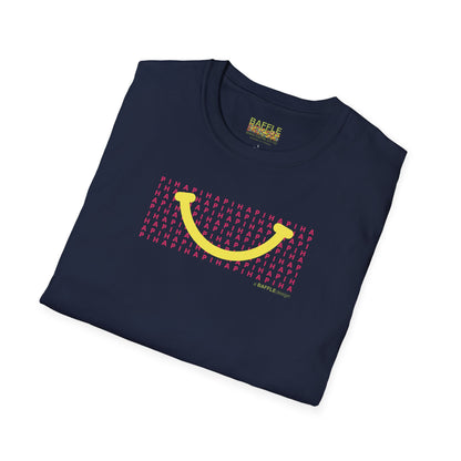 NEW - PIHA SMILE YELLOW - Gildan 64000 Graphic Tee