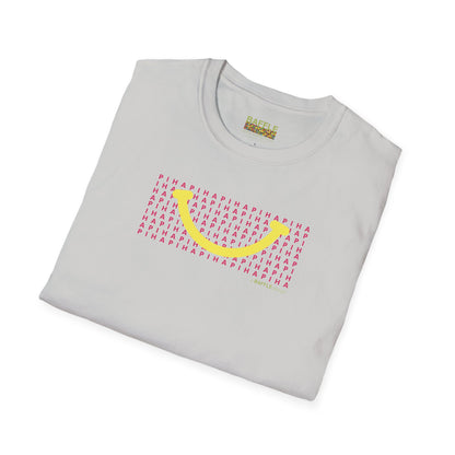 NEW - PIHA SMILE YELLOW - Gildan 64000 Graphic Tee
