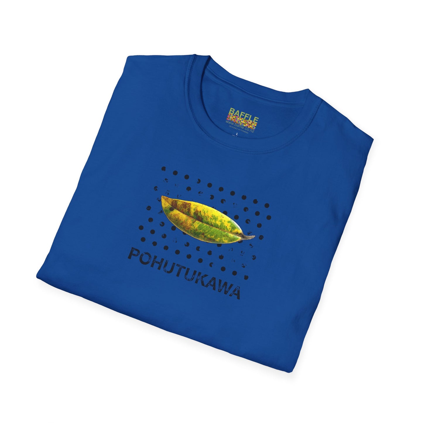 NEW - POHUTUKAWA LEAF - Gildan 64000 Graphic Tee
