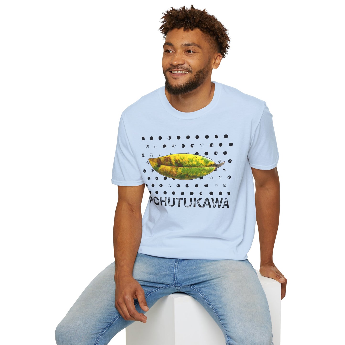 NEW - POHUTUKAWA LARGE LEAF - Gildan 64000 Graphic Tee