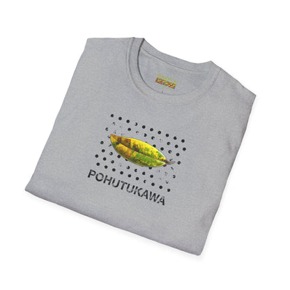 NEW - POHUTUKAWA LEAF - Gildan 64000 Graphic Tee