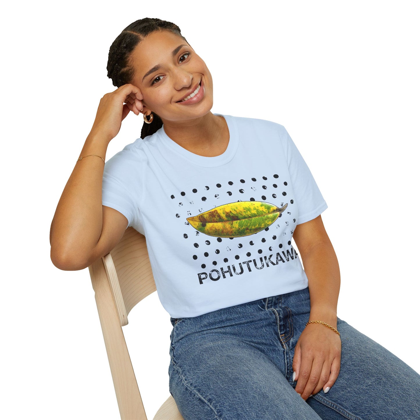 NEW - POHUTUKAWA LARGE LEAF - Gildan 64000 Graphic Tee