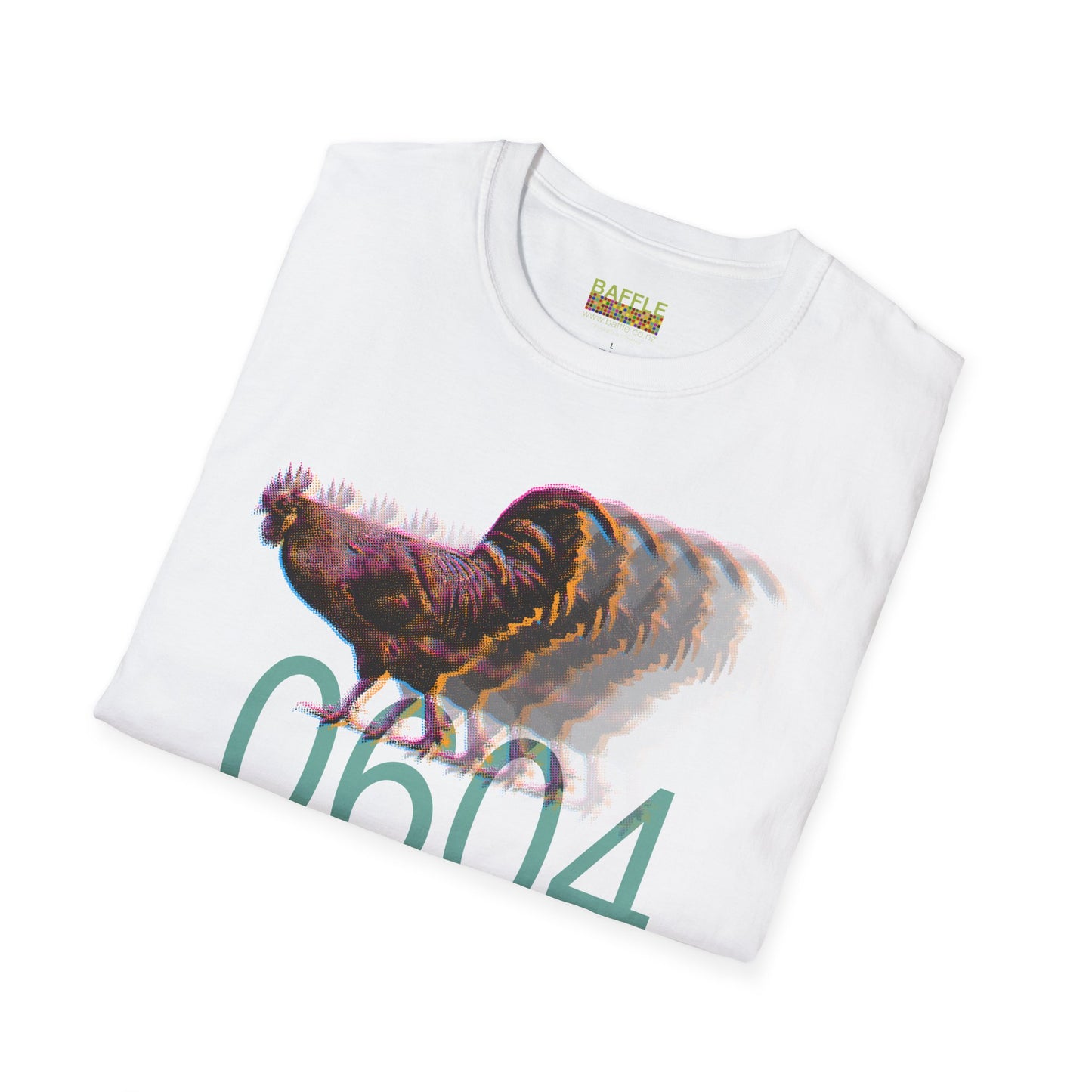 0604 FAST ROOSTER - BIG - Titirangi - MEDIUM quality - Graphic Tee