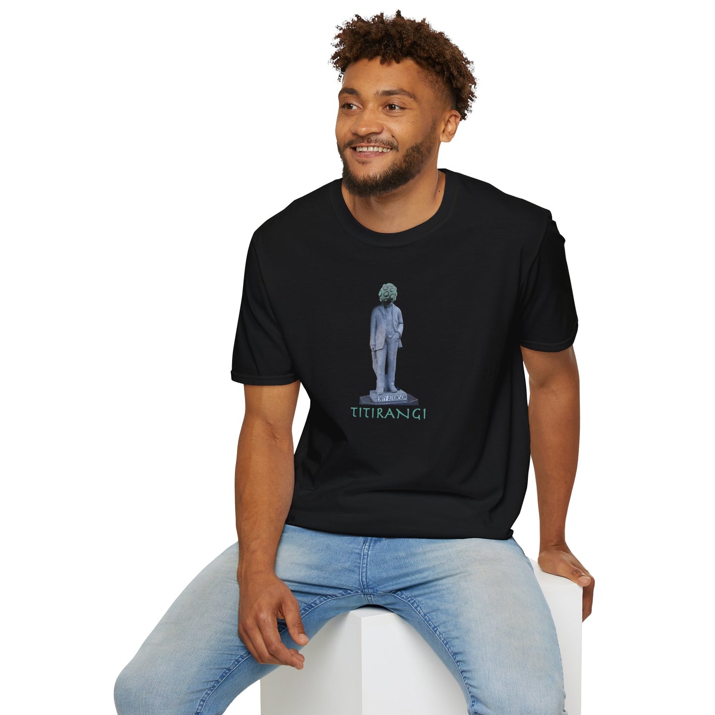 NEW - ON YOUR HEAD BE ART April 1st 2026, Titirangi, Auckland, New Zealand. Time and place Gildan 64000 Graphic Tee