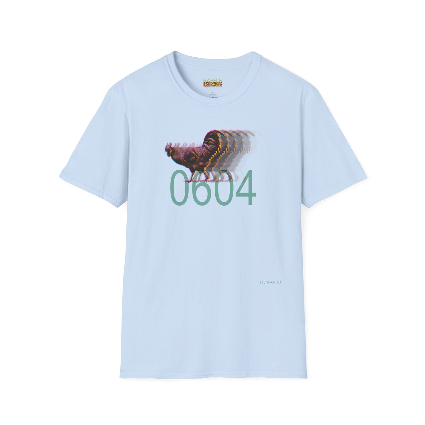 0604 FAST ROOSTER - Titirangi - MEDIUM quality - Gildan 64000 Graphic Tee