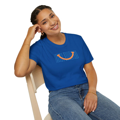 NEW - TĀHUNA - QUEENSTOWN SMILE LIGHT BLUE - Gildan 64000 Graphic Tee