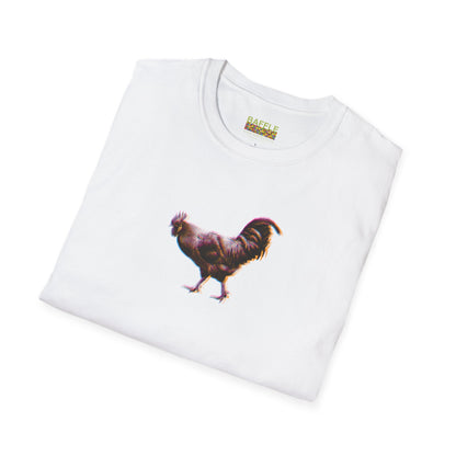 TITIRANGI ROOSTER HALF TONE BLUR - DARK - Gildan 64000 Graphic Tee