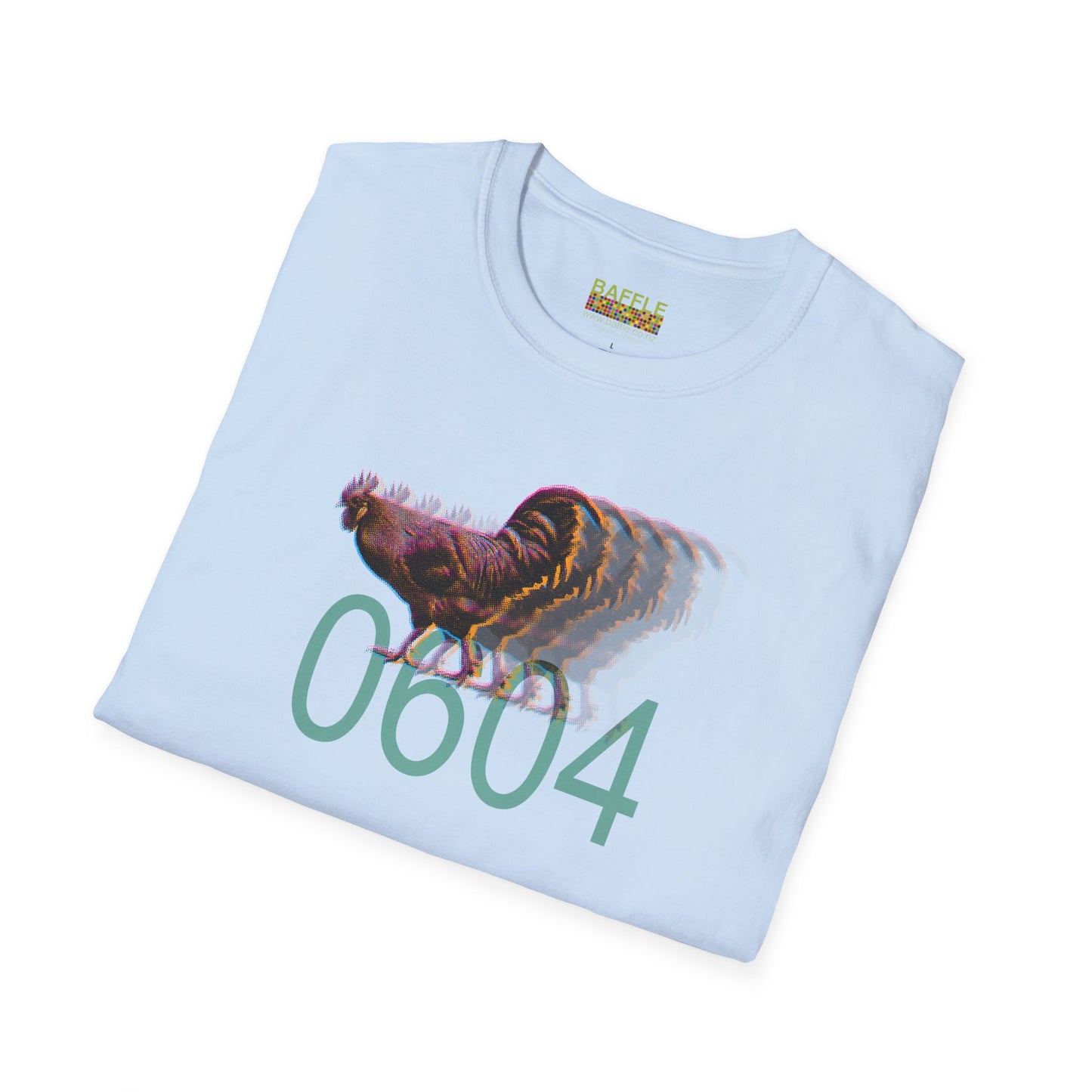 0604 FAST ROOSTER - Titirangi - MEDIUM quality - Gildan 64000 Graphic Tee