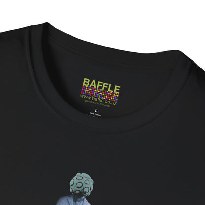 NEW - ON YOUR HEAD BE ART April 1st 2026, Titirangi, Auckland, New Zealand. Time and place Gildan 64000 Graphic Tee