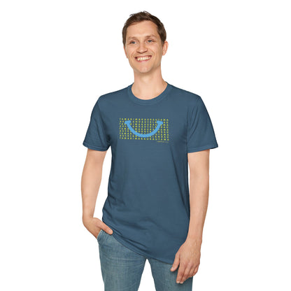 NEW - TAMAKI MAKAURAU / AUCKLAND SMILE LIGHT BLUE - Gildan 64000 Graphic Tee