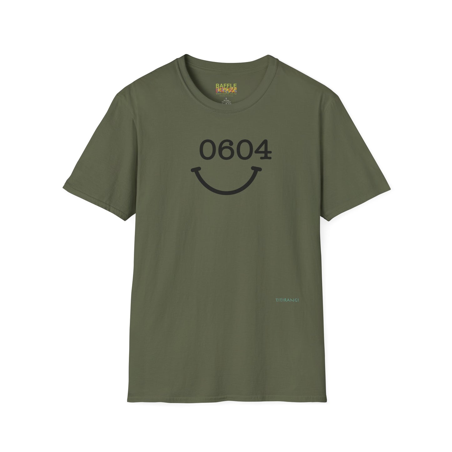 NEW - 0604 SMILEY FACE - Titirangi - Graphic Tee - Basic Tee