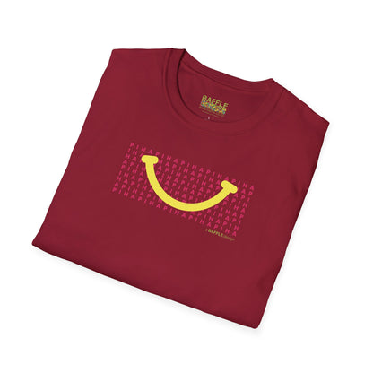 NEW - PIHA SMILE YELLOW - Gildan 64000 Graphic Tee