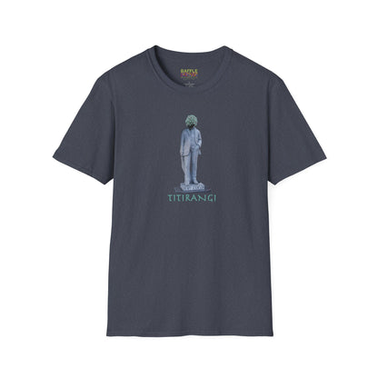 NEW - ON YOUR HEAD BE ART April 1st 2026, Titirangi, Auckland, New Zealand. Time and place Gildan 64000 Graphic Tee
