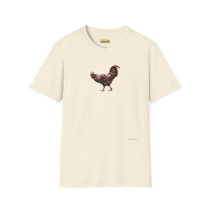 TITIRANGI ROOSTER HALF TONE BLUR - DARK - Gildan 64000 Graphic Tee
