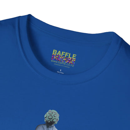 NEW - ON YOUR HEAD BE ART April 1st 2026, Titirangi, Auckland, New Zealand. Time and place Gildan 64000 Graphic Tee