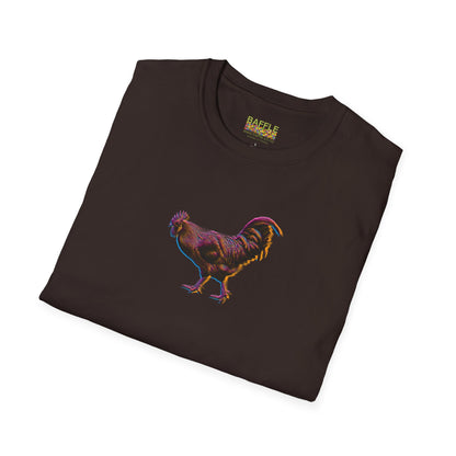 TITIRANGI ROOSTER HALF TONE BLUR - DARK - Gildan 64000 Graphic Tee