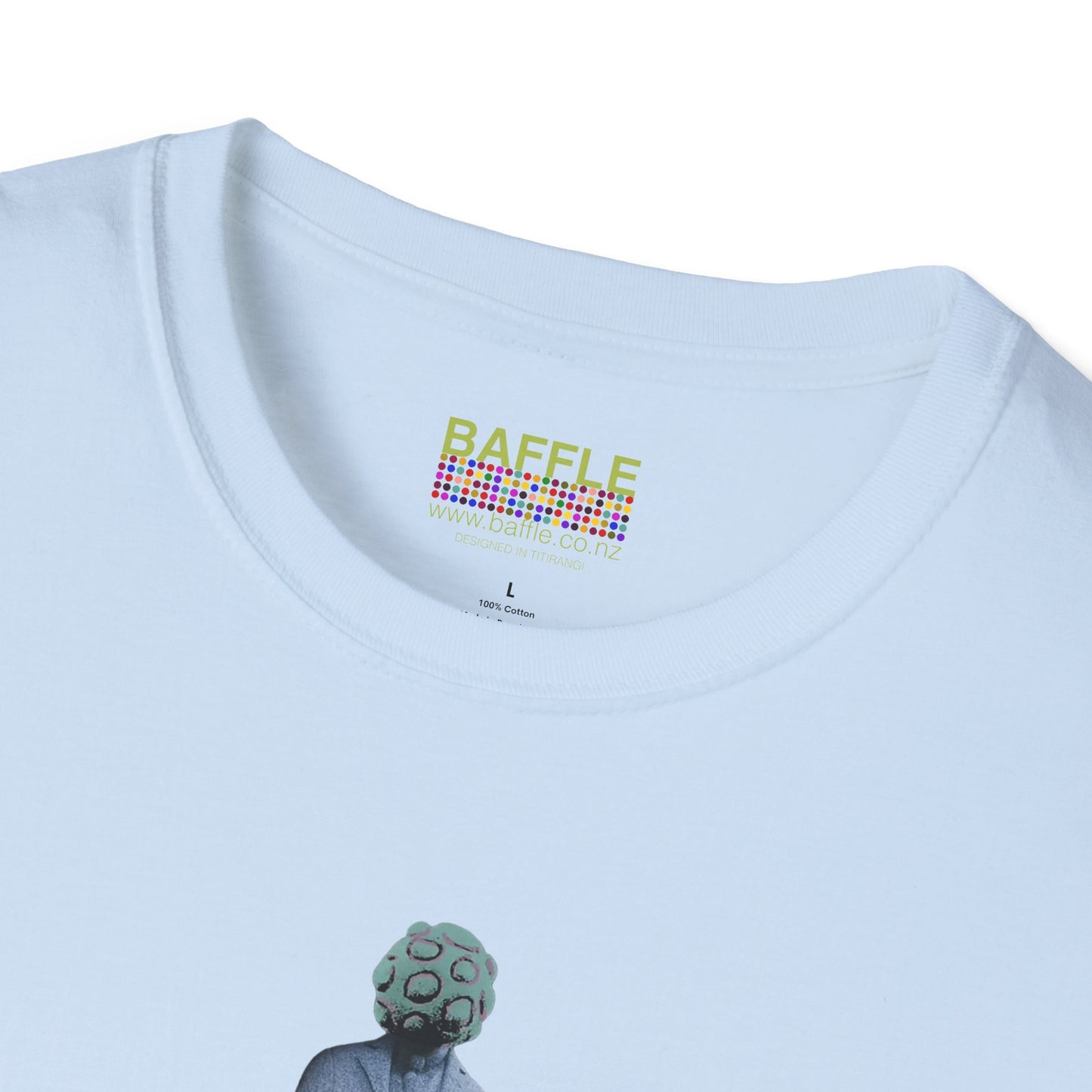 NEW - ON YOUR HEAD BE ART April 1st 2026, Titirangi, Auckland, New Zealand. Time and place Gildan 64000 Graphic Tee