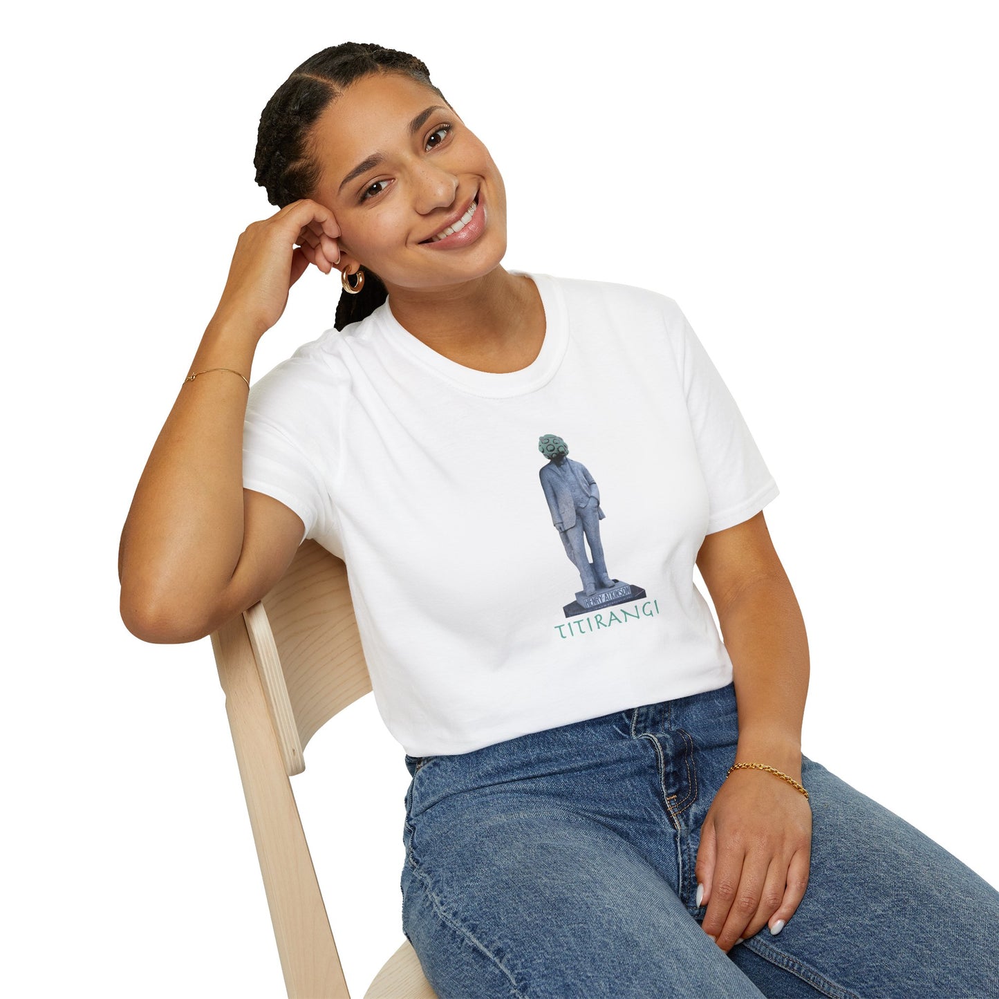 NEW - ON YOUR HEAD BE ART April 1st 2026, Titirangi, Auckland, New Zealand. Time and place Gildan 64000 Graphic Tee