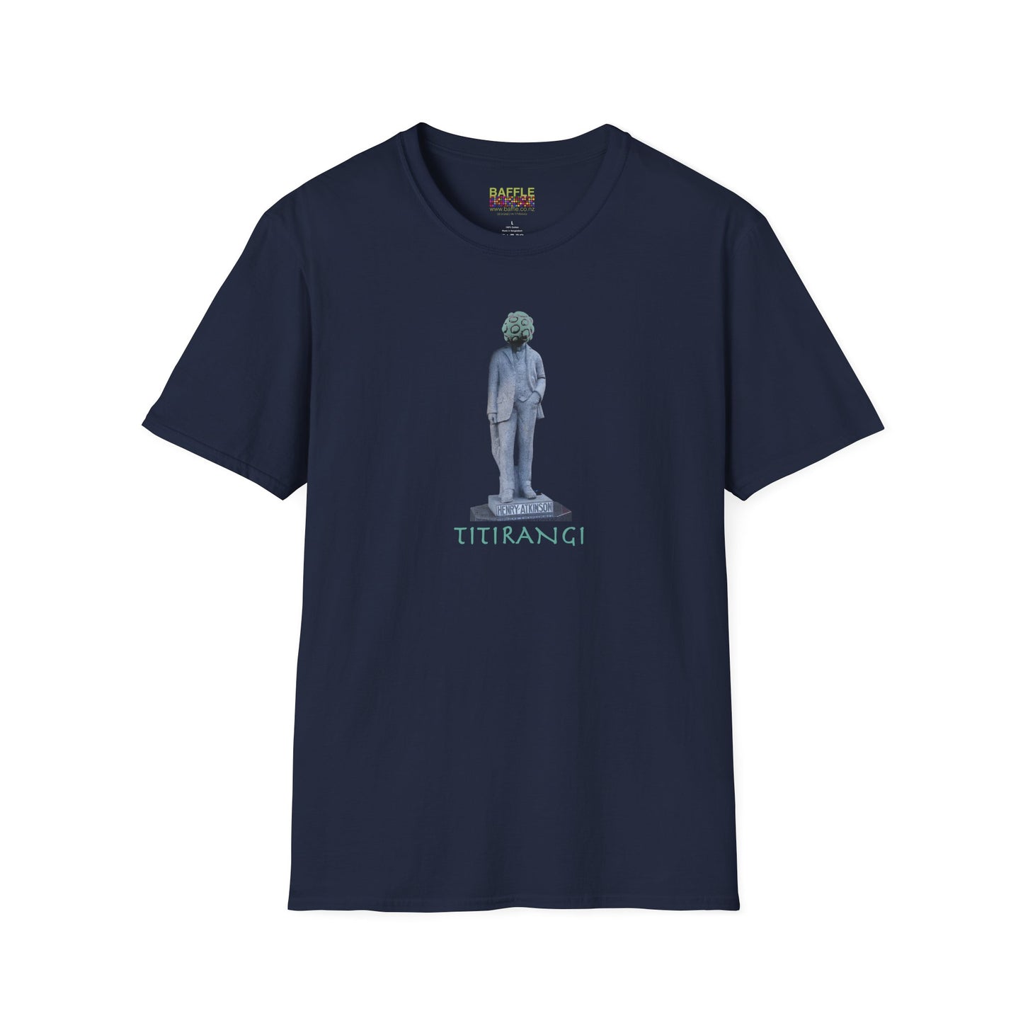 NEW - ON YOUR HEAD BE ART April 1st 2026, Titirangi, Auckland, New Zealand. Time and place Gildan 64000 Graphic Tee