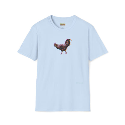 TITIRANGI ROOSTER HALF TONE BLUR - DARK - Gildan 64000 Graphic Tee