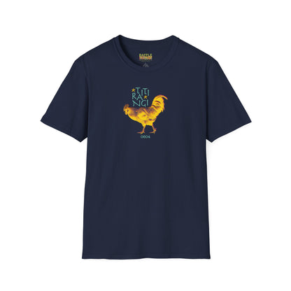 * NEW * TITIRANGI ROOSTER 0604 - Gildan 64000 Graphic Tee