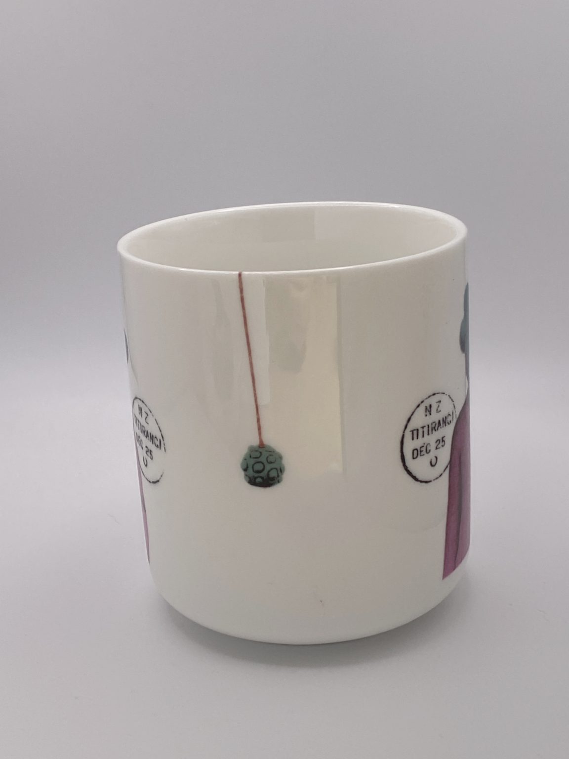 On Your Head Be It - Stamped Titirangi - Porcelain