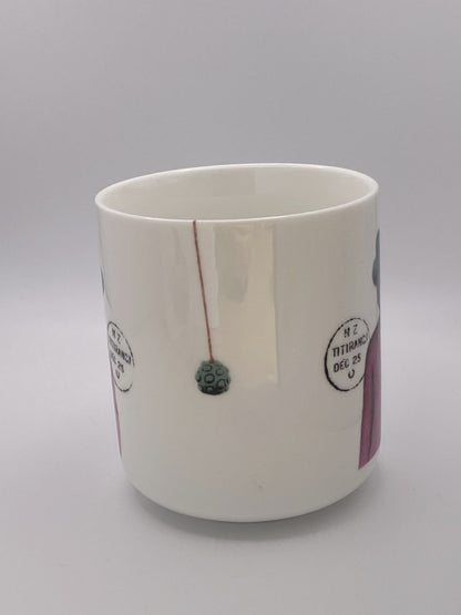 On Your Head Be It - Stamped Titirangi - Porcelain