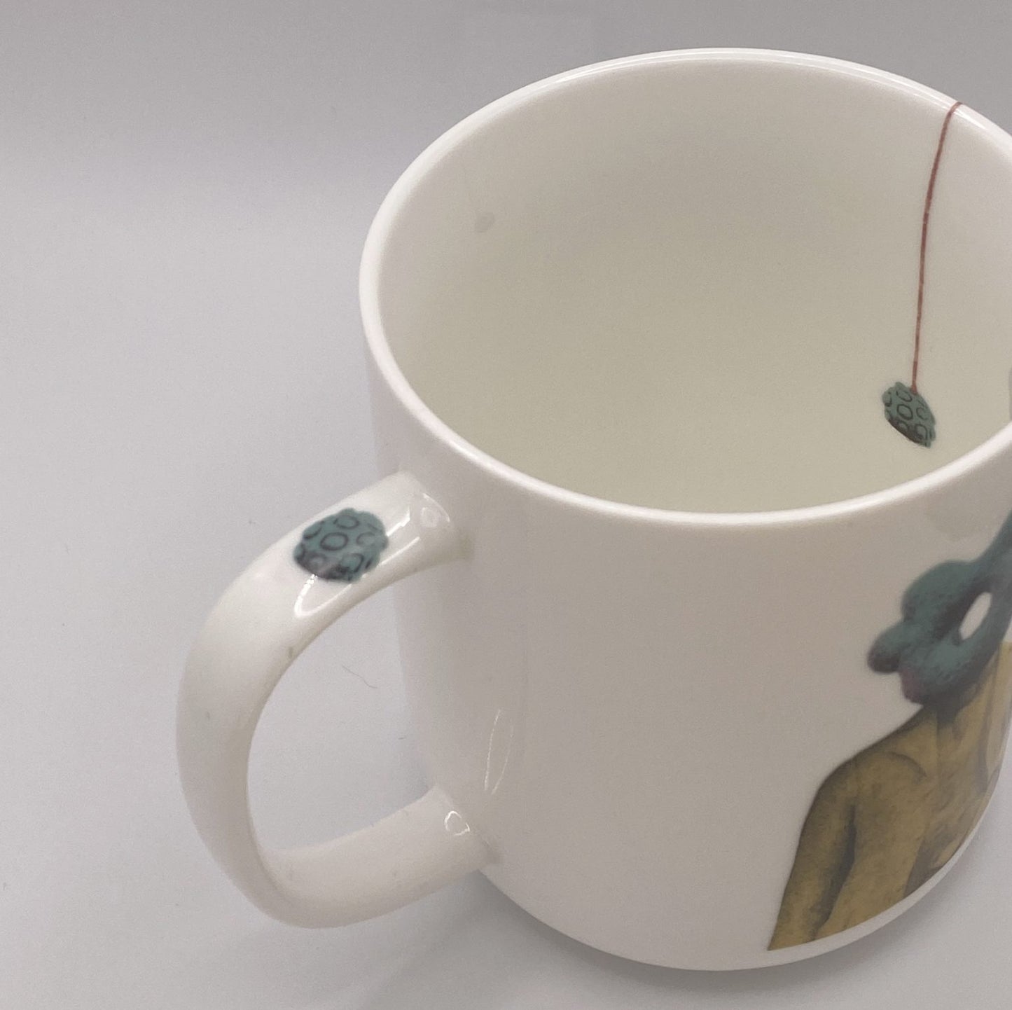 On Your Head Be It - Stamped Titirangi - Porcelain