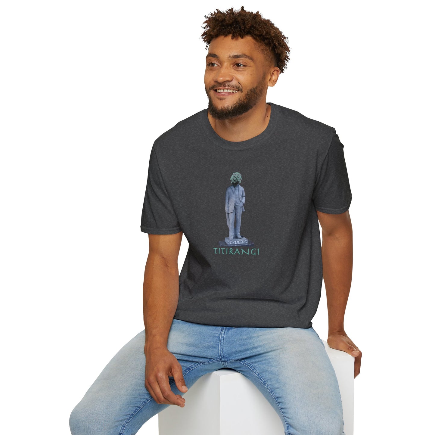 NEW - ON YOUR HEAD BE ART April 1st 2026, Titirangi, Auckland, New Zealand. Time and place Gildan 64000 Graphic Tee