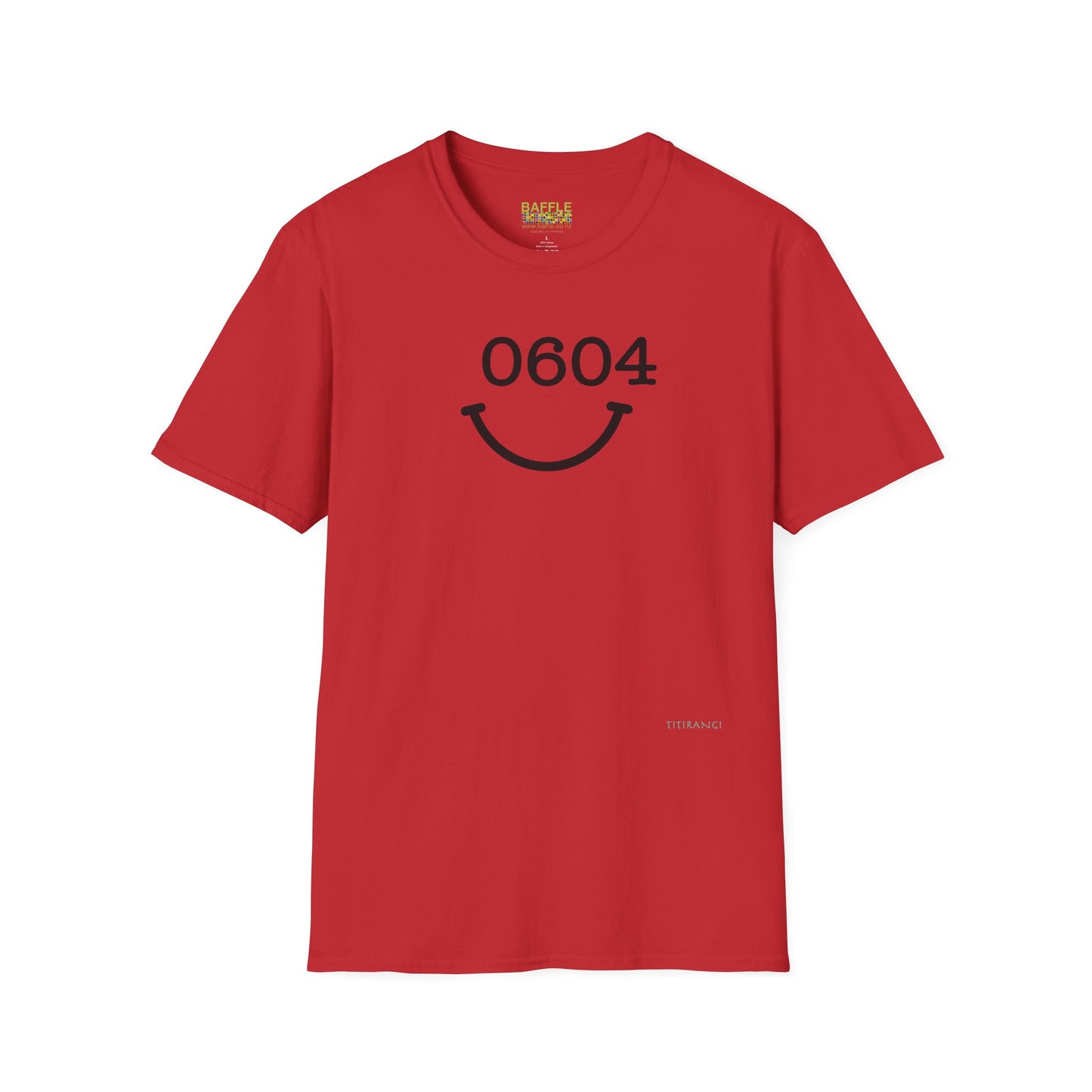 NEW - 0604 SMILEY FACE - Titirangi - Graphic Tee - Basic Tee