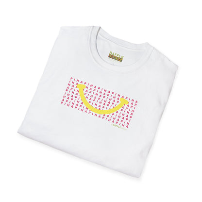 NEW - PIHA SMILE YELLOW - Gildan 64000 Graphic Tee