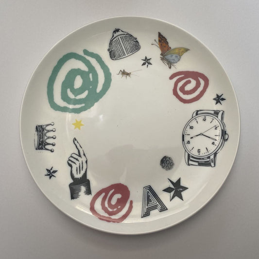 Manic Montage - small side plate - 16 cm - Bone China 2