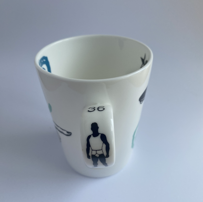 Manic Montage - MUG - bone china -