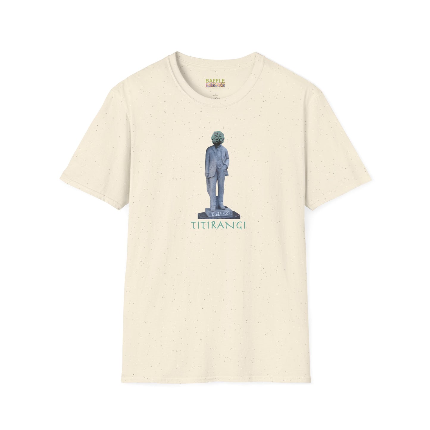NEW - ON YOUR HEAD BE ART April 1st 2026, Titirangi, Auckland, New Zealand. Time and place Gildan 64000 Graphic Tee