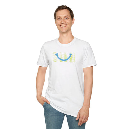 NEW - TAMAKI MAKAURAU / AUCKLAND SMILE LIGHT BLUE - Gildan 64000 Graphic Tee