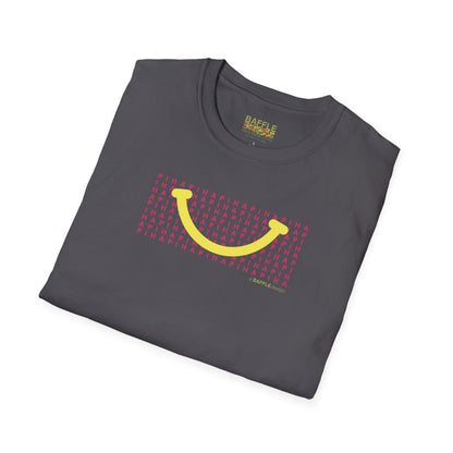NEW - PIHA SMILE YELLOW - Gildan 64000 Graphic Tee