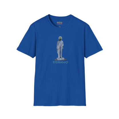 NEW - ON YOUR HEAD BE ART April 1st 2026, Titirangi, Auckland, New Zealand. Time and place Gildan 64000 Graphic Tee