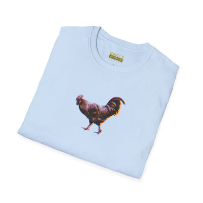 TITIRANGI ROOSTER HALF TONE BLUR - DARK - Gildan 64000 Graphic Tee