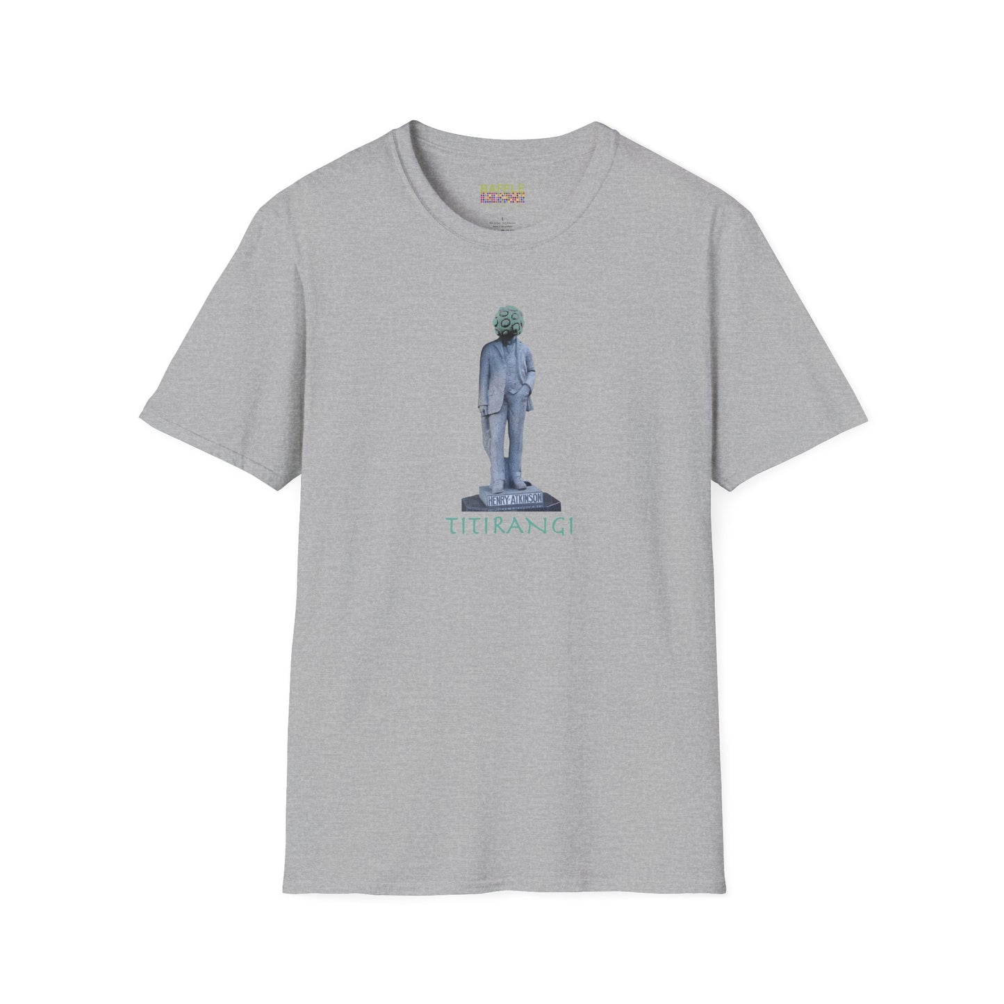 NEW - ON YOUR HEAD BE ART April 1st 2026, Titirangi, Auckland, New Zealand. Time and place Gildan 64000 Graphic Tee