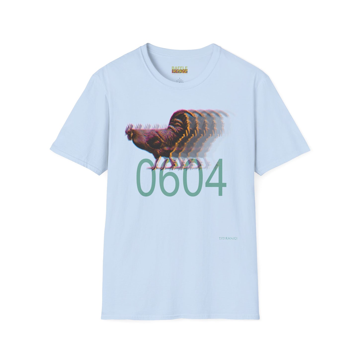 0604 FAST ROOSTER - BIG - Titirangi - MEDIUM quality - Graphic Tee