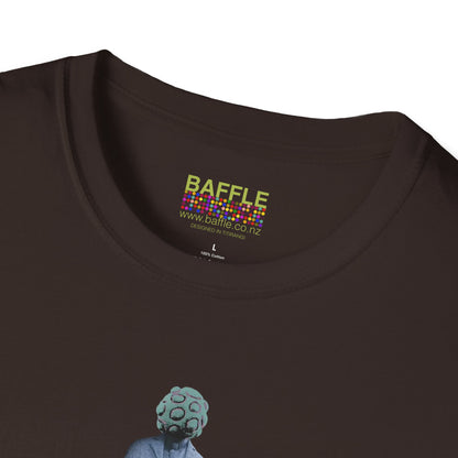 NEW - ON YOUR HEAD BE ART April 1st 2026, Titirangi, Auckland, New Zealand. Time and place Gildan 64000 Graphic Tee