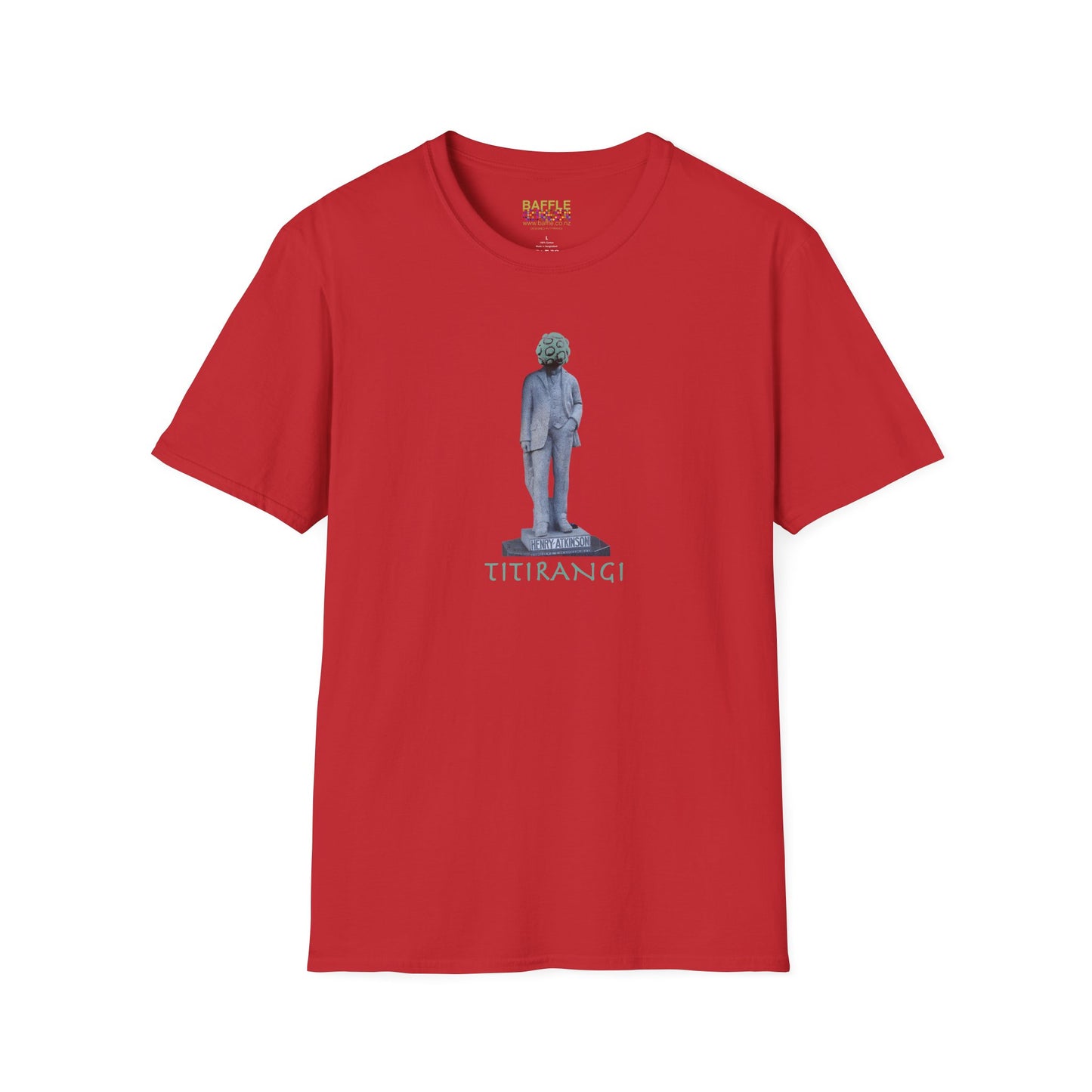 NEW - ON YOUR HEAD BE ART April 1st 2026, Titirangi, Auckland, New Zealand. Time and place Gildan 64000 Graphic Tee