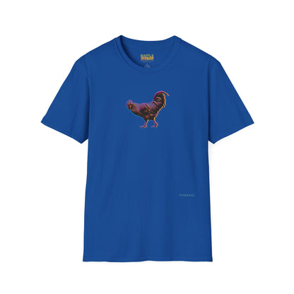 TITIRANGI ROOSTER HALF TONE BLUR - DARK - Gildan 64000 Graphic Tee