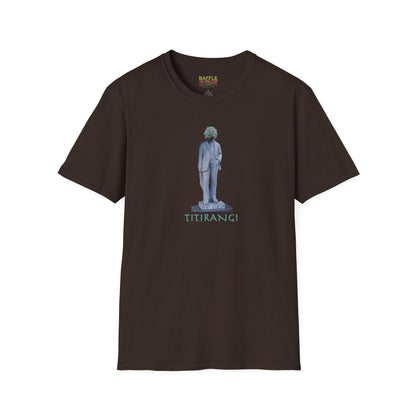 NEW - ON YOUR HEAD BE ART April 1st 2026, Titirangi, Auckland, New Zealand. Time and place Gildan 64000 Graphic Tee